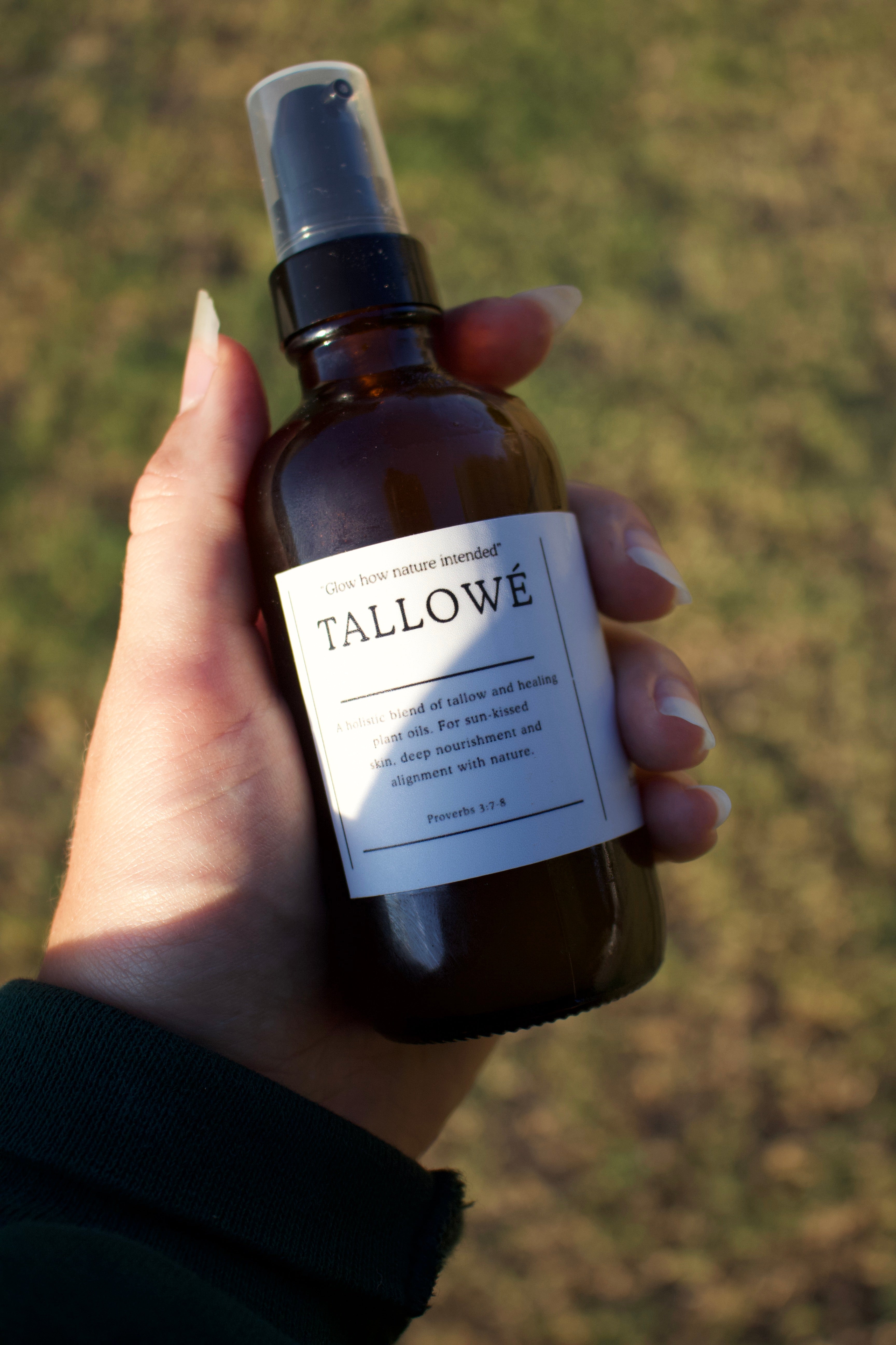 Natural Glow Tallowé Tanning oil