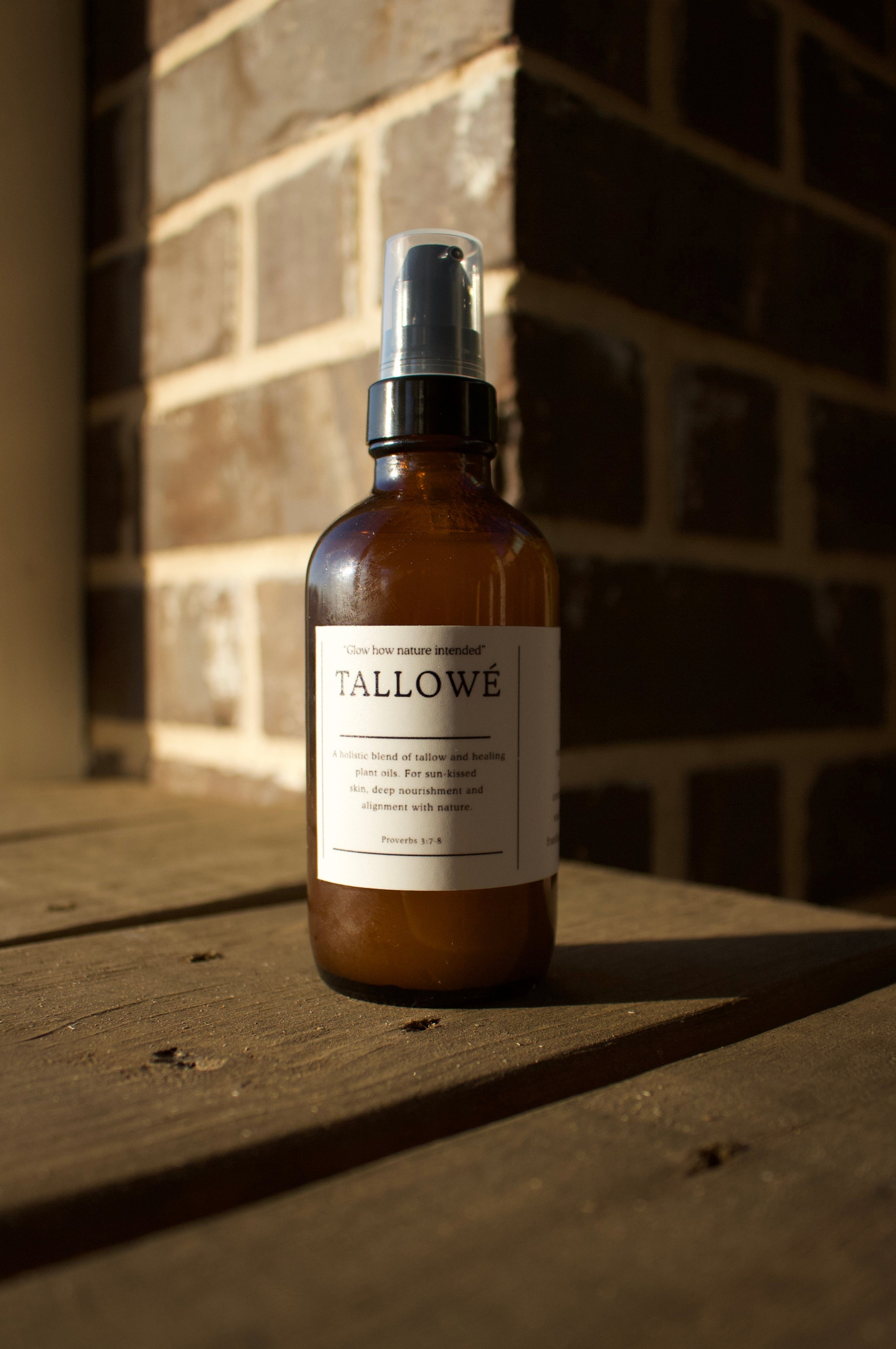 Natural Glow Tallowé Tanning oil